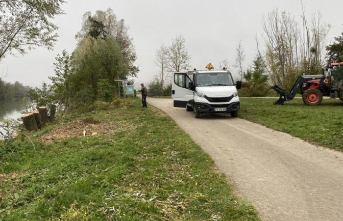 La véloroute Vallée de la Marne est en construction de Reuil à Dormans