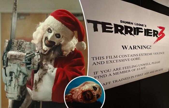 L’équipe de “Terrifier 3” réagit aux vomissements des spectateurs et quitte leur siège