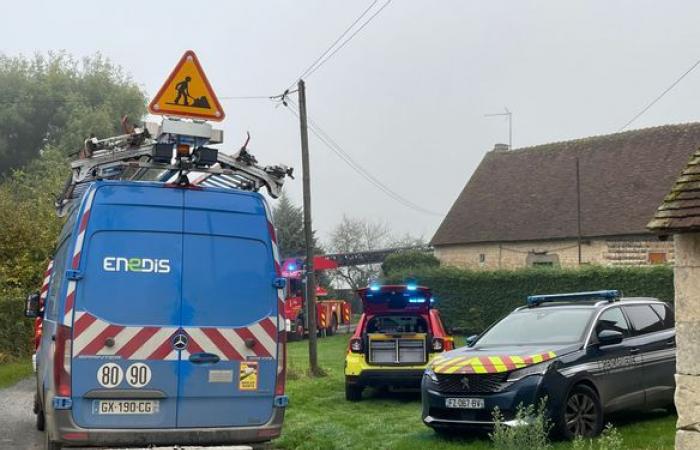 Le toit d’une ferme prend feu à Argenvilliers