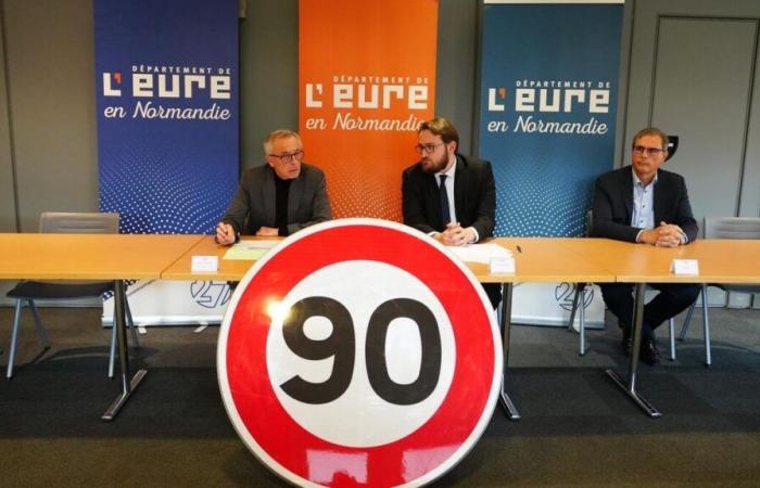 L’Eure veut revenir à 90 km/h sur ses routes départementales