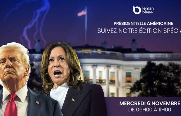 Le duel Trump-Harris en direct sur Léman Bleu