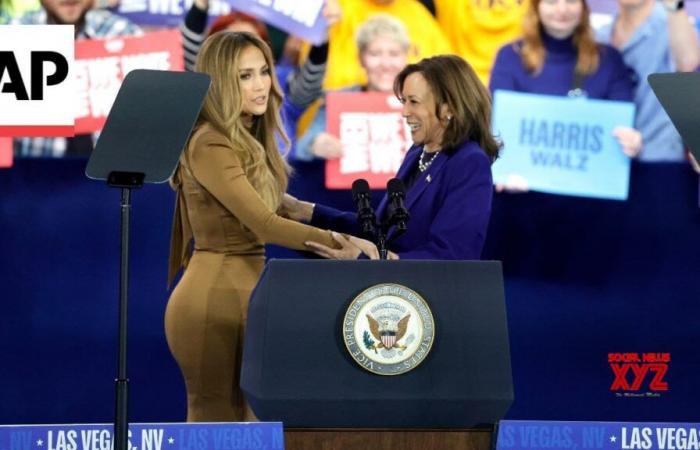 Kamala Harris fait campagne à Las Vegas avec Jennifer Lopez (Vidéo)