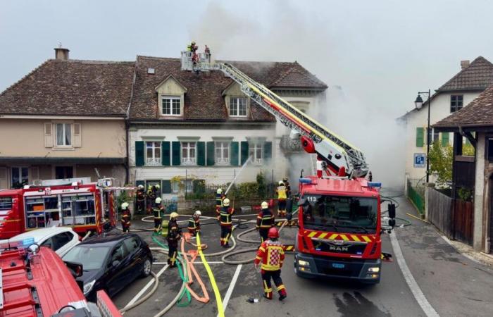 Grand incendie maîtrisé au cœur de Concise