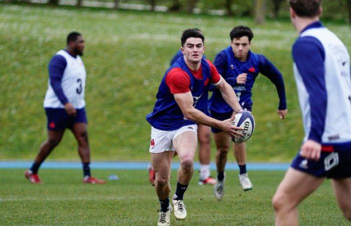 XV de France – Alerte au genou pour Nolann Le Garrec, à une semaine du match contre le Japon