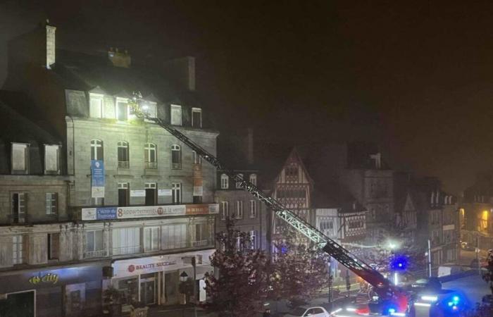 les images impressionnantes de l’intervention des pompiers en pleine nuit