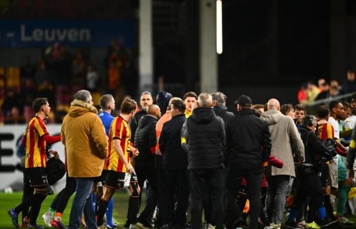 le match entre l’Union et Malines dégénère (photos)