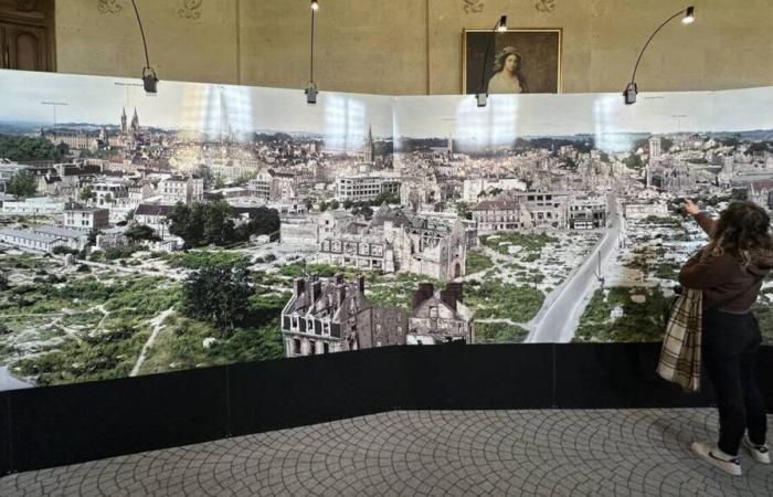 Dernier jour pour profiter d’un panorama immersif sur le Caen d’après-guerre à l’hôtel de ville