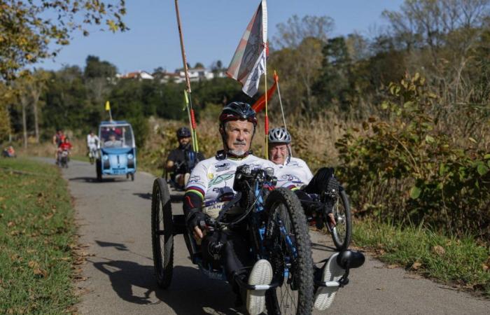 le vélo couché au bord de la Nive, une bouffée d’oxygène grandeur nature