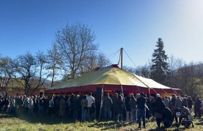 un dernier hommage rendu à Paul Varry dans son village des Hautes-Alpes