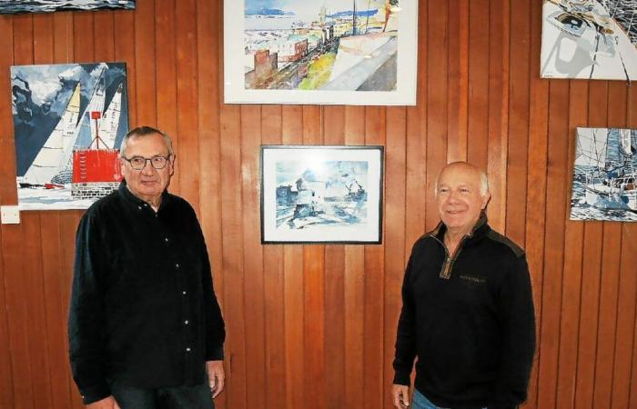 Ces deux amis peintres exposent « Brest et la mer » à l’auberge de jeunesse