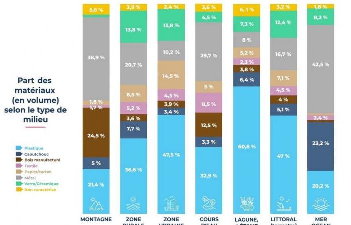 quel est le top 10 des déchets trouvés dans la nature en France ?