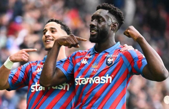 Caen mène face à Bastia grâce à un joyau de Mendy