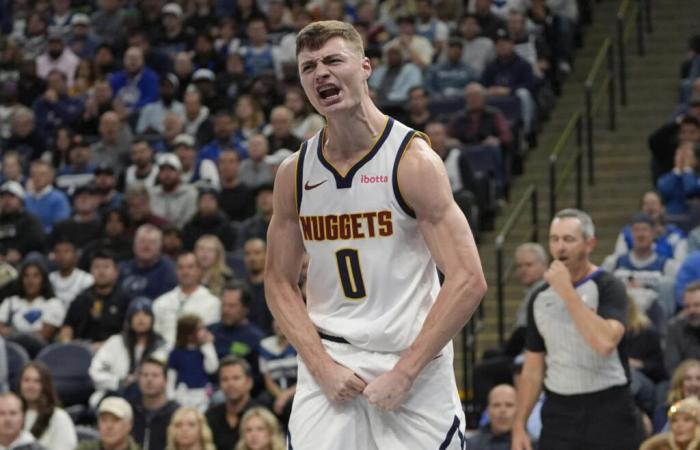 Nuggets G Christian Braun a plongé si fort sur Rudy Gobert qu’il a failli déclencher une bagarre