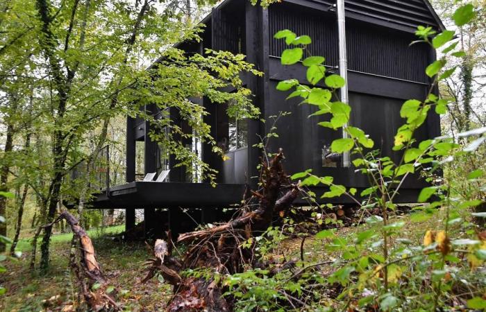 Vidéo. A la découverte, en Périgord, d’une étonnante maison en bois noir