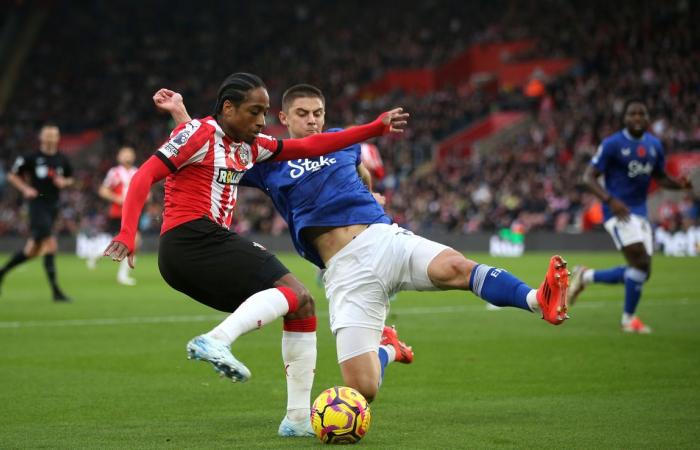 Southampton 1-0 Everton : récapitulatif du match et réaction instantanée