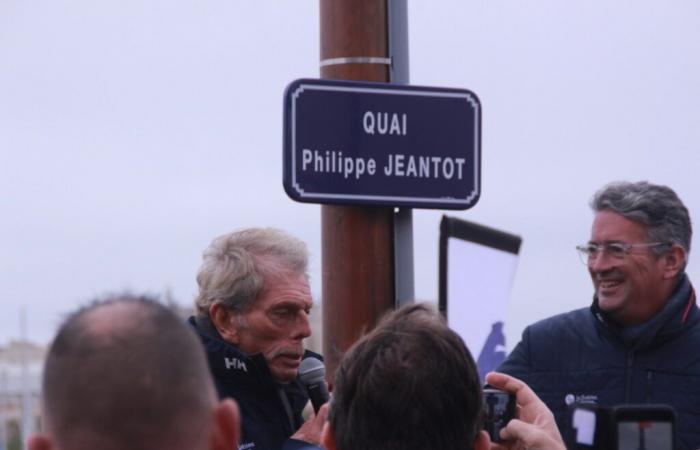 le quai Philippe Jeantot inauguré en l’honneur du créateur du Vendée Globe