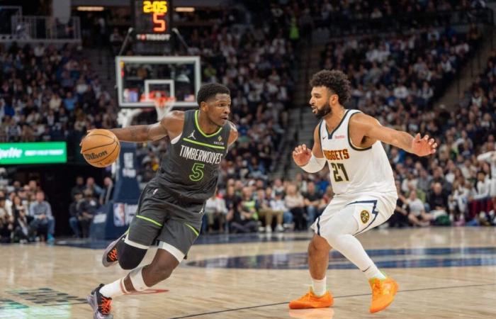 Les Timberwolves ont battu les Nuggets dans un thriller de retour après que les esprits se soient énervés suite au dunk de Christian Braun sur Rudy Gobert