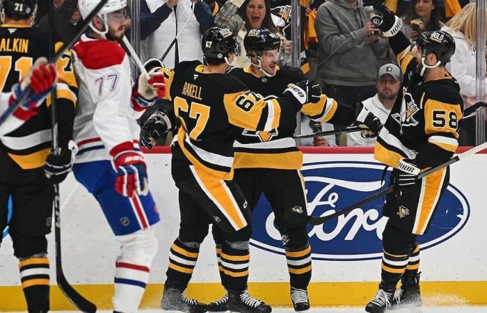 Sidney Crosby s’occupe des Canadiens