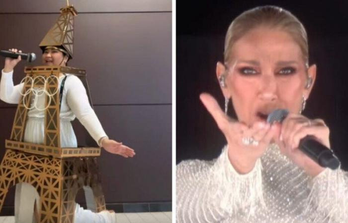 Cette Montréalaise « gagne Halloween » avec son costume de Céline Dion à Paris (VIDEO)