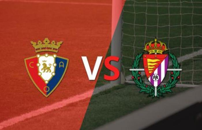 Le match entre Osasuna et Valladolid commence au stade Sadar