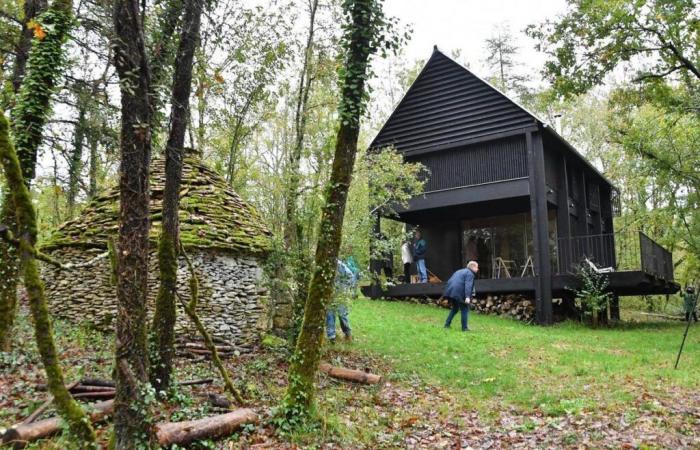 Vidéo. A la découverte, en Périgord, d’une étonnante maison en bois noir