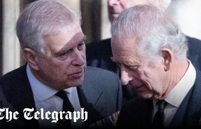 Le roi Charles supprime l’allocation d’un million de livres sterling par an du prince Andrew