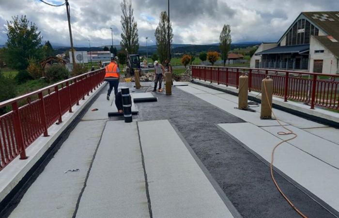 Haute-Loire. Bientôt la fin des travaux de réhabilitation du pont de Ressac