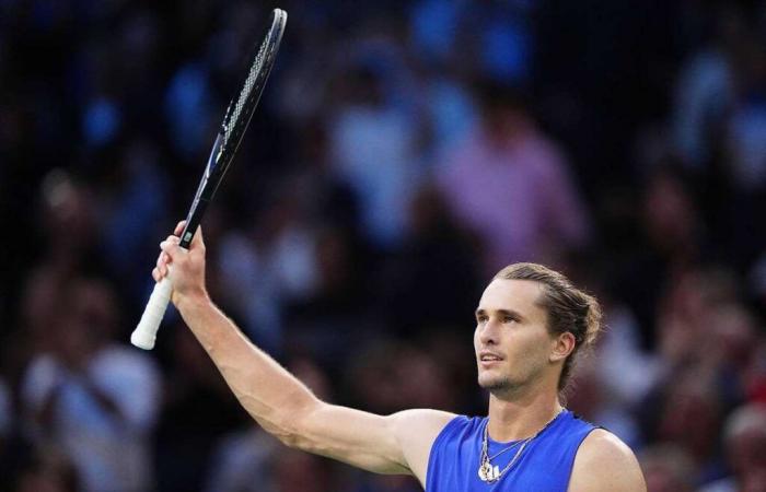 Le n°3 mondial Alexander Zverev en finale du Masters 1000 de Paris, battant Rune