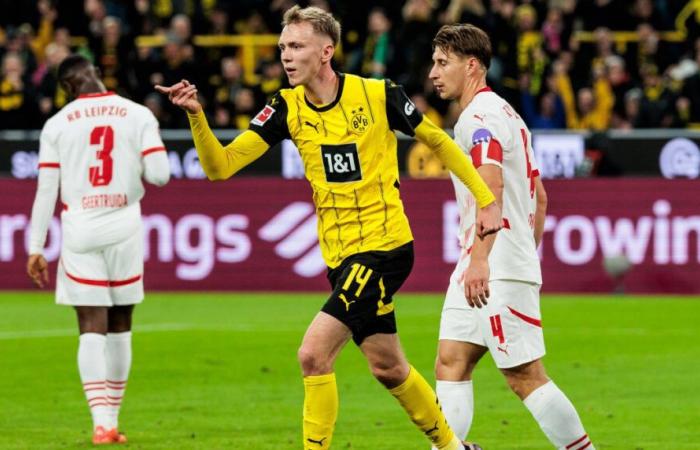 BVB-Notelf se bat pour la victoire contre le RB Leipzig – 1er but de Beier