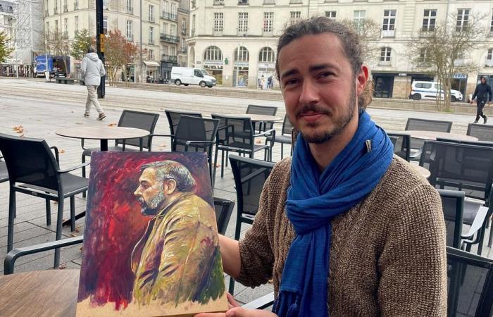 PORTRAIT. “Je suis le seul fou à faire ça devant les tribunaux” Joris Le Dain illustre les procès à la peinture à l’huile