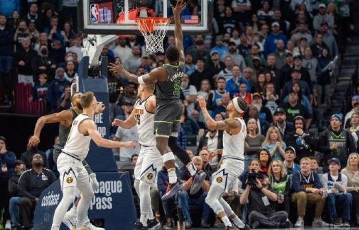 Les Wolves font tomber les Nuggets au bout du suspense • Basket USA