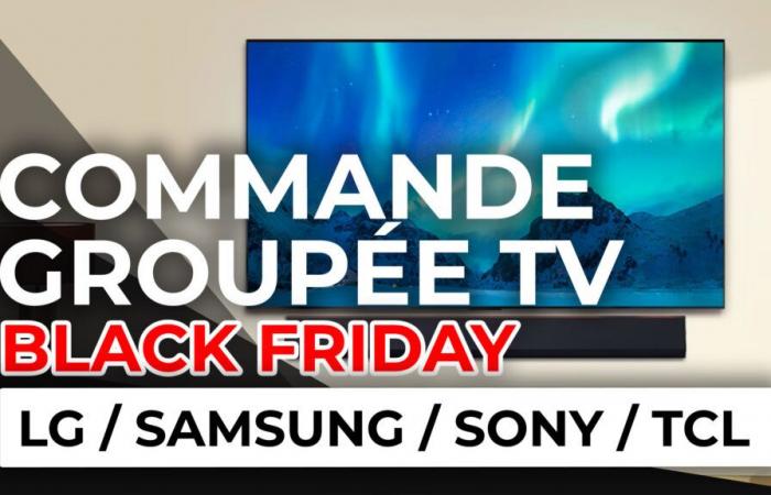 Commande groupée TV Black Friday 2024 : LG, Samsung, Sony et TCL à prix réduits !