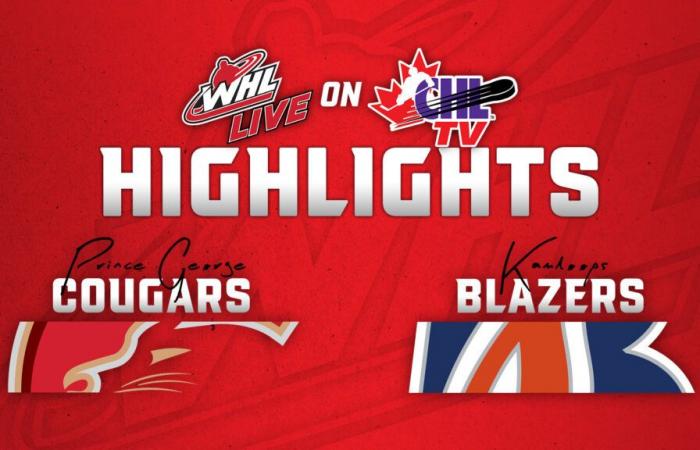 Cougars chez Blazers 11/01 | Faits saillants de la WHL 2024-25