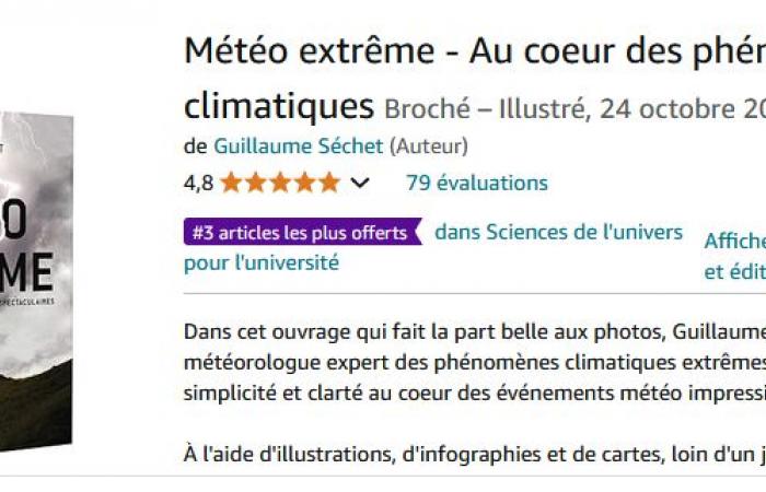 Le livre le plus vendu sur le thème de la météo depuis cinq ans ! 02/11/2024