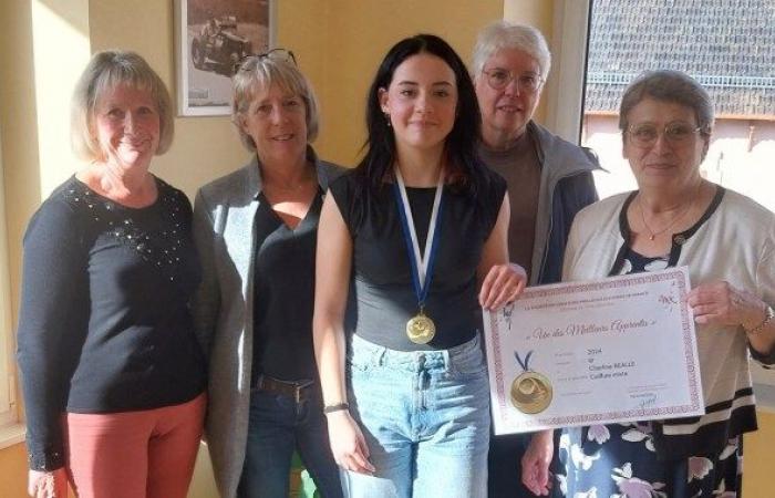 Saint-Maurice-sur-Moselle – Charline Bealle, lauréate du concours national « L’un des meilleurs apprentis de France ».