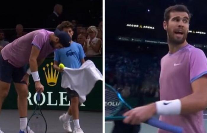 La star du Paris Masters abandonne et affronte son rival après s’être blessée sur une balle de match | Tennis