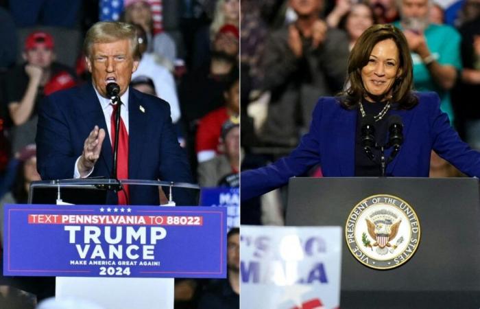 le duel infernal continue entre Trump et Harris