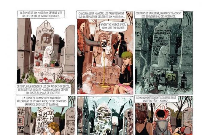 Légendes, célébrités, sépultures insolites… Découvrez les secrets du Père-Lachaise en bande dessinée