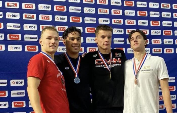 La belle récolte des Ardennais Emilien Mattenet aux championnats de France de natation en petit bassin