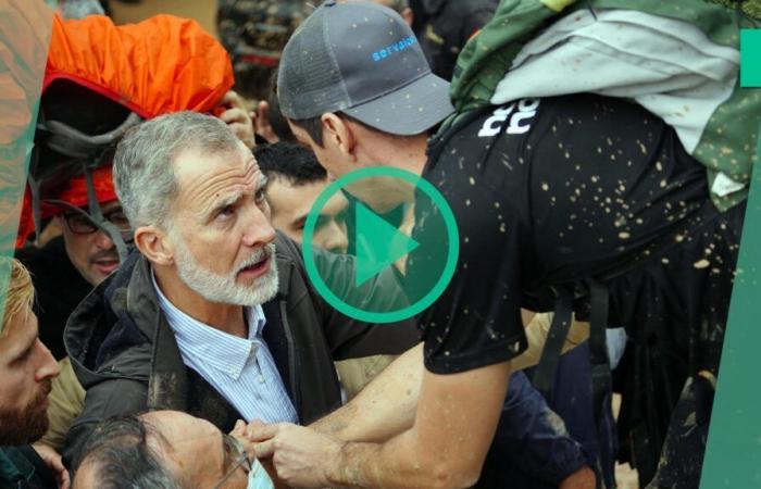 Le roi d’Espagne Felipe VI et la reine Letizia attaqués par des victimes des inondations près de Valence