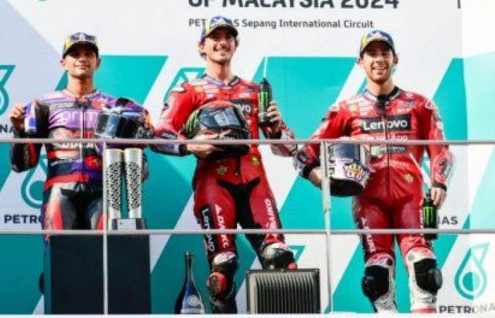 Bagnaia gagne, le titre mondial se décidera lors du dernier Grand Prix