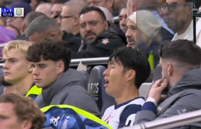 Heung-min Son semble faire une remarque classée X alors qu’il doute d’être remplacé