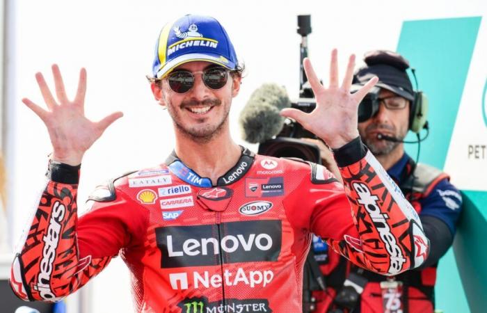 Bagnaia conserve ses espoirs de titre avec sa 10e victoire en 2024