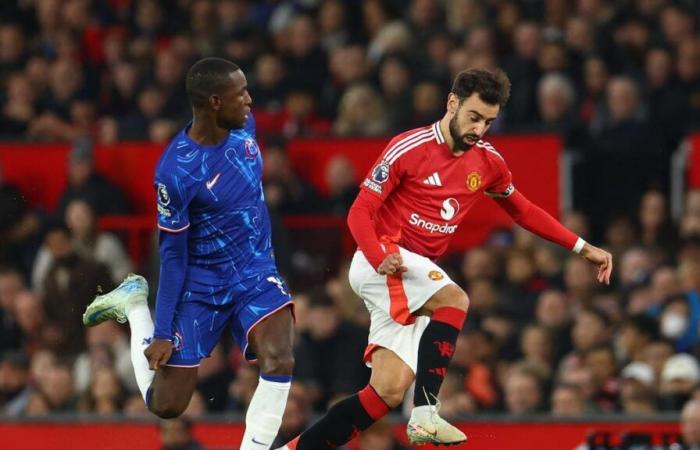 Manchester United contre Chelsea SCORE EN DIRECT, Premier League 2024-25 : MUN 0-0 CHE ; Le tir de Hojlund sauvé