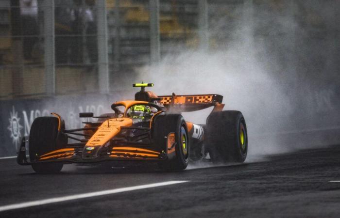 l’occasion en or pour Lando Norris, en pole au Brésil, de revenir au championnat devant Max Verstappen, 17ème sur la grille… Suivez le Grand Prix