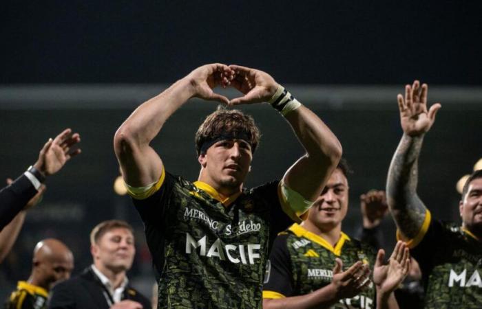 Retour au jeu réussi du rugbyman Oscar Jegou à La Rochelle en Top 14