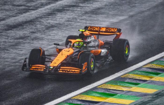 Lando Norris partira de la pole position pour le Grand Prix du Brésil, Verstappen 17ème sur la grille