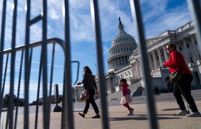 Washington se barricade avant l’élection présidentielle (photos)