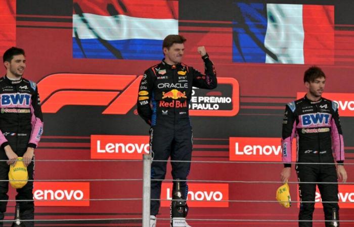 Esteban Ocon et Pierre Gasly, deux Alpine sur le podium