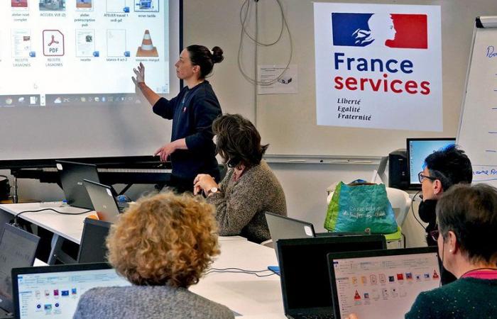 Caussade. Free France-Services workshops